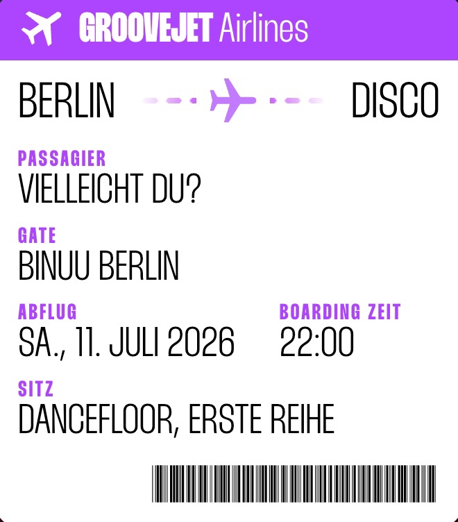 GrooveJet Berlin — Bi Nuu, Берлін